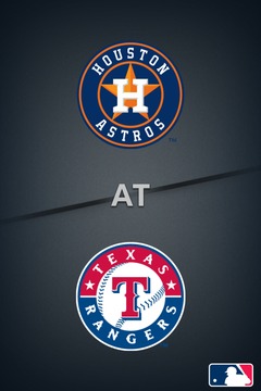 poster for Astros @ Rangers