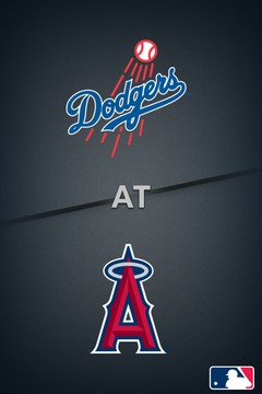 poster for Dodgers @ Los Angeles Angels